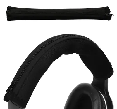 Produktbild von kwmobile Kopfband Abdeckung kompatibel mit Beats Studio 3 Studio2 / Solo 3 Solo 2 Case - Neopren Stirnband Polster - Kopfhörer Schutz - Schwarz
