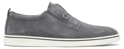 Productafbeelding van Ferragamo heren mocassins, grijs suède - maat 7