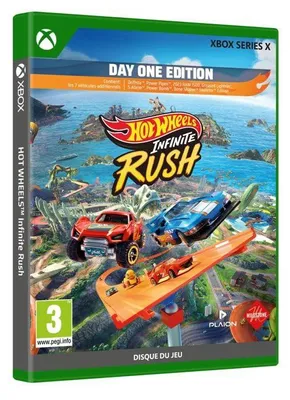 Zdjęcie produktu dla Gra wideo Hot Wheels Infinite Rush, edycja D1, na konsolę Xbox Series X. Otwarty świat wyścigów, ponad 150 pojazdów