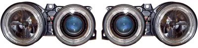 Immagine prodotto di Set di fari Diederichs     E30, 88-93   Fari H1+H1 con lente trasparente.