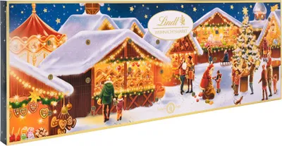 Produktbild von Lindt Adventskalender "Weihnachtsmarkt" 250g