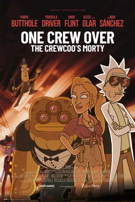 Produktbild von Poster rick and morty 4 one crew