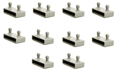Produktbild von Seitenbettleistenhalter, 53 mm, für Metallrahmen, 10 Stück
