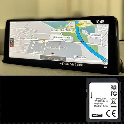 Image de Carte SD Navigation GPS Europe-Turquie-Russie 2023 (DN4J66EZ1B) - Base de données cartographique Q2.2021 - compatible avec MAZDA Connect 2