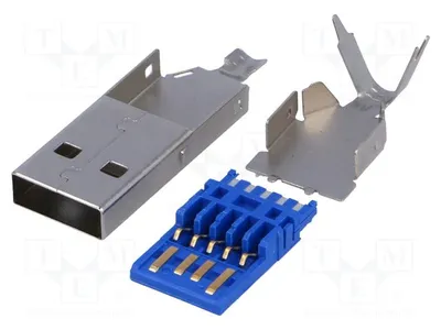 Zdjęcie produktu dla Złącze; USB typu A; lutowanie; USB 3.0; złącze USB i IEEE1394