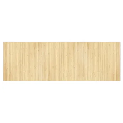 Immagine prodotto di vidaXL Tappeto rettangolare naturale chiaro 100x300 cm Bamboo