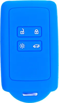 Immagine prodotto di INF Custodia per chiave Renault Koleos, custodia protettiva in silicone Blu