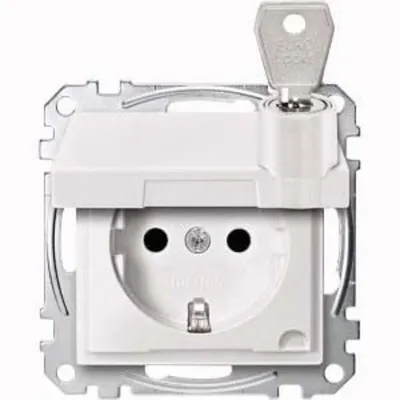 Produktbild von Merten SCHUKO-Steckdose pws MEG2315-0419