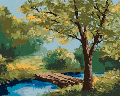 Produktbild von Zuty - Malen nach Zahlen - SOMMERWALD, 40x50 cm, mit Keilrahmen (bereits gespannt)