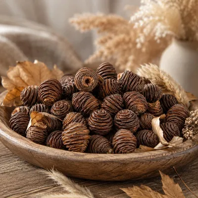 Produktbild von Spiral-Zapfen 0,5kg natur getrocknet | Leucadendron Deko Basteln Floristik