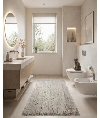 Zdjęcie produktu dla dywanik łazienkowy 50x80 cm Rabbit New taupe