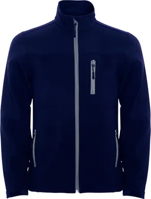 Immagine prodotto di Roly SS6432 | Giacca Softshell Antartida da uomo, idrorepellente e antivento - Colore: Navy Blue 55 - Taglia: 3XL