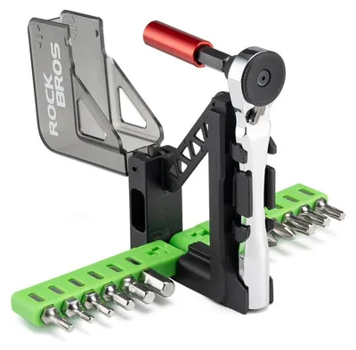 Produktbild von Rockbros Fahrrad Werkzeugset Mini Ratsche Grün