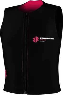 Produktbild von Komperdell Pro Vest ECO Junior Kinder Rückenprotektor Alpin schwarz-pink NEU 116
