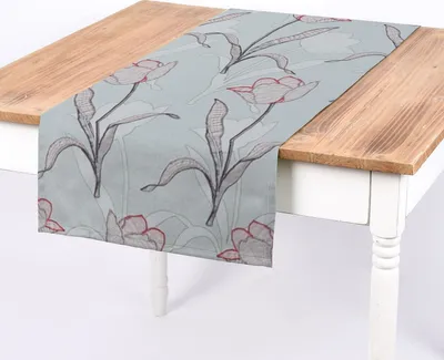 Produktbild von SCHÖNER LEBEN. Tischläufer Tulpen mint 40x160cm
