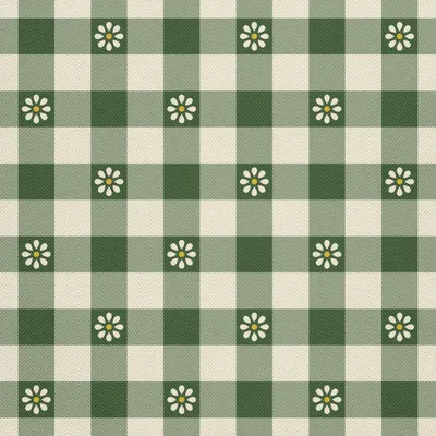 Obrázek produktu pro VENKOVNÍ DEKOSTOFFE OXFORD - Motiv sedmikráska kostkovaná I DX044