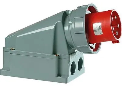 Imagen del producto de Enchufe de pared Elso CEE, 63 A, 5 p, 6 h, IP66/67, 1 unidad.