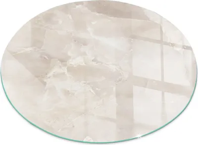 Zdjęcie produktu dla Szklany panel podłogowy do Fi 90 cm - Szklany panel kominkowy - Szklany panel kominkowy - Szkło ochronne - Panel chroniący przed iskrami - Szklany panel podłogowy ognioodporny - Panel chroniący przed ciepłem - Ochrona podłogi wykonana ze szkła - Wzór naturalnego marmuru