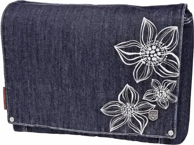 Produktbild von Taška na notebook Flowpop Jeans Dunkelblau