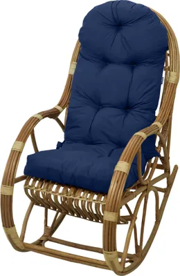 Immagine prodotto di AMPO Cuscino per sedia a dondolo, cuscino per seduta, cuscino per schienale, cuscino imbottito 130 x 50 cm