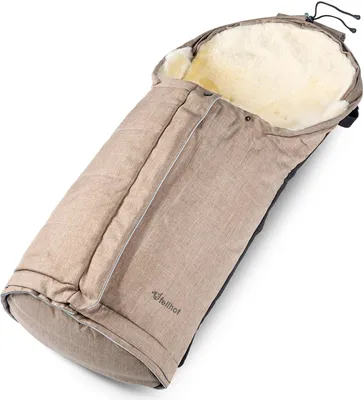 Produktbild von Fellhof Lammfell Fußsack Hochsölden, Farben:Beige-Melange