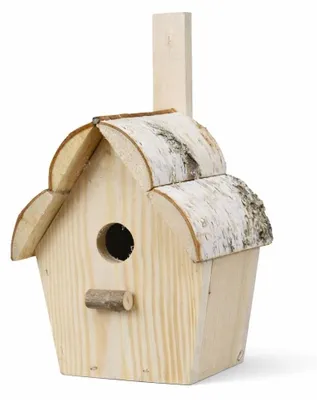 Immagine prodotto di Nido per uccelli in legno, dimensioni 12 x 12 cm