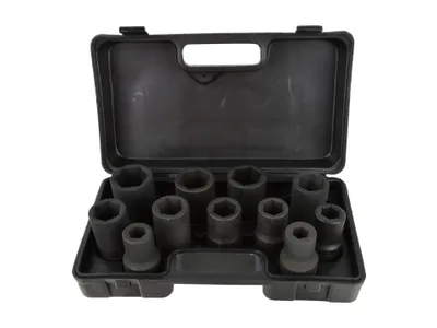 Zdjęcie produktu dla GEKO Nasadki udarowe 1", zestaw 11, 17-41mm G10076