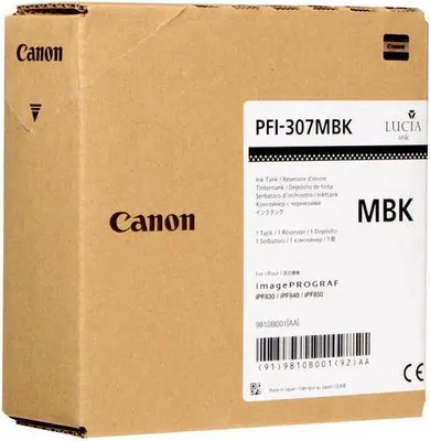 Immagine prodotto di Canon PFI-307 MBK - 330 ml - nero opaco - originale