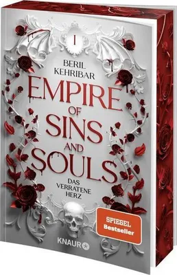 A book cover with a decorative border and floral elements.