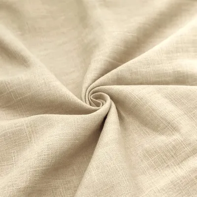 Produktbild von Stoffstück 100% gewaschenes Leinen Tiny - 3m - Beige | by Craft Loom