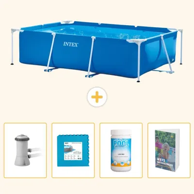 Zdjęcie produktu dla Prostokątny basen stelażowy - 300x200x75 cm - 5-elementowy - SCB130