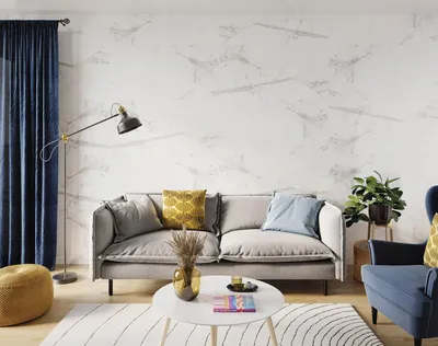 Zdjęcie produktu dla Panele ścienne Calacatta Snow 30x60 Marmur Biały Kamień Matowy 6055824