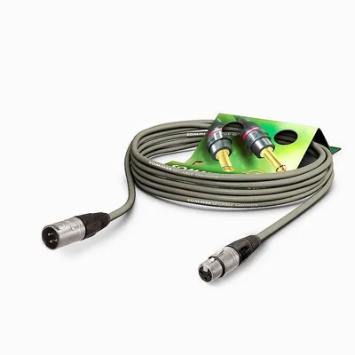 Produktbild von Lautsprecherkabel Meridian, 2 x 2.50 mm² | XLR / XLR, NEUTRIK® | 20,00m | grau