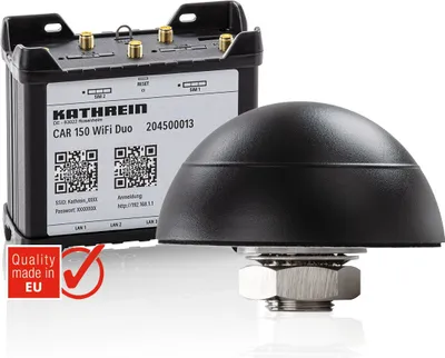 Produktbild von Kathrein CAR 150 WiFi Duo LTE / 4G Dual-SIM WLAN-Router-Set