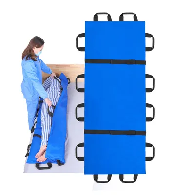 Produktbild von Wendehilfe, 180 cm x 70 cm Gleittuch, zum Bewegen und Heben von Patienten Gleittuch für Bettlägerige mit Verstärkten Griffen, Rutschtuch Pflege