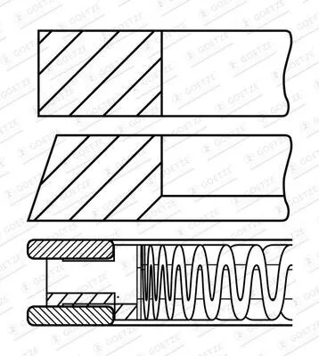 Produktbild von GOETZE ENGINE 08-448705-00 Kolbenringsatz Kolbenringe für TOYOTA HILUX III Pick-up (TGN1, GGN2, GGN1, KUN2, KUN1) LAND CRUISER (KDJ12, GRJ12)