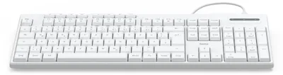 Produktbild von Hama USB-Tastatur CK-200, kabelgebunden, Weiß, QWERTZ