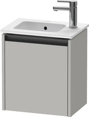 Produktbild von Duravit Ketho.2 Wastafelonderkast 41x29,2x44 cm Mat Betongrijs