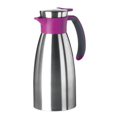 Produktbild von Emsa Soft Grip Eds-Isolierkanne Quick Tip, Himbeer, 1,0 L, 512576