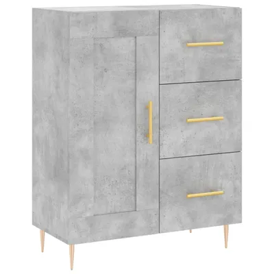 Produktbild von Sideboard Betongrau 69,5x34x90 cm Holzwerkstoff