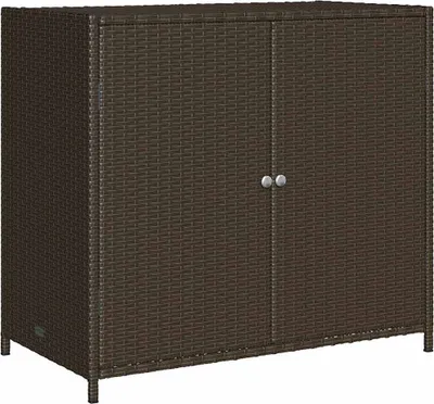 Obrázek produktu pro vidaXL Zahradní skříňka hnědá 83x45x76 cm polyratan