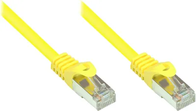 Produktbild von RNS® Patchkabel mit Rastnasenschutz, Cat. 5e, SF/UTP, PVC, 100MHz, gelb, 5m, Good Connections®