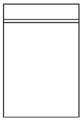 PE-Zipper-Beutel 100 Stück, 160 x 220 x 0,05 mm, transparent