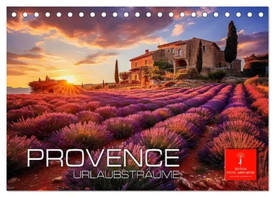 Produktbild von Provence Urlaubsträume (Tischkalender 2027 DIN A5 quer), CALVENDO Monatskalender