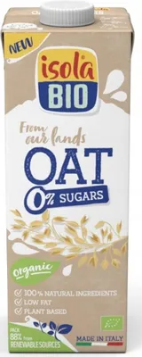 Produktbild von ISOLA Haferdrink ohne Zucker (1l) - (19.10.2024)