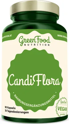 Produktbild von GreenFood Nutrition CandiFlora 90 Kapseln