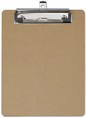 Produktbild von MAUL Klemmbrett MAULbasic A5 Hochformat Hartfaser-Holz braun