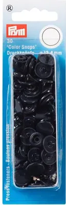 Productafbeelding van Prym 393102, Druky (patentknopen), Polyoxymethyleen (POM), Marineblauw, Mat, Rond, 1,24 cm