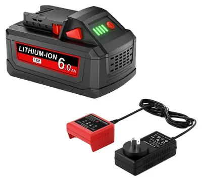 Produktbild von Batterie, Lithium-Ionen, Wiederaufladbar, 1 6.0Ah 1Ladegerät