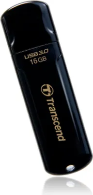 Obrázok produktu pre Transcend JetFlash 700, 16 GB, USB Typ-A, 3.2 Gen 1 (3.1 Gen 1), Čiapky, 8,5 g, Čierna